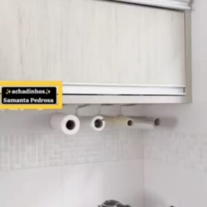 Porta Papel Toalha, papel alumínio, plástico Filme