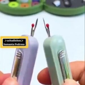 Rosqueador de Agulha 2 em 1 com Abridor de Costura