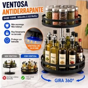Suporte rotativo para temperos